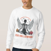 Funny Skeleton Halloween - Countdown bis Halloween Sweatshirt (Vorderseite)