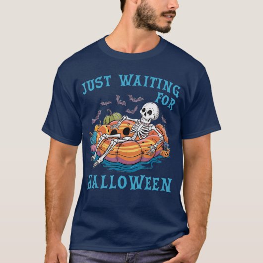 Funny Skeleton Halloween gerade zu Hallowee Gewart T-Shirt (Vorderseite)