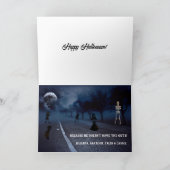 Funny Skeleton Halloween Joke Karte (Innenseite)