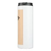 Funny Skeleton Halloween Kaffeetemperatur Tumbler Thermosbecher (Rückseite)