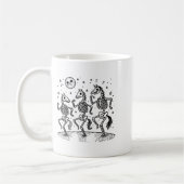 Funny Skeleton Horse Dancing Halloween Horse Lover Kaffeetasse (Links)