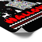 Funny Skeleton I Bevorzuge Halloween Weihnachten S Poster (Ecke)