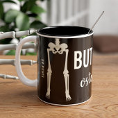 Funny Skeleton Knochen Custom Doctor Osteologe Zweifarbige Tasse