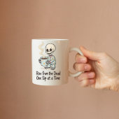 Funny Skeleton Morning Tasse