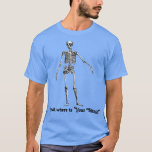 Funny Skeleton Oh Death, wo ist dein Sting Jesus T-Shirt