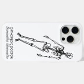 Funny Skeleton orthopädische Ärztin Skulptur Knoch Case-Mate iPhone Hülle (Rückseite (Horizontal))