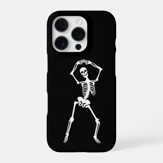 Funny Skeleton Phone Case - Quirky & Protected iPhone Hülle (Rückseite)