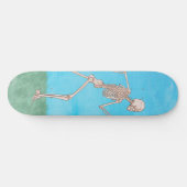 Funny Skeleton Running Skateboard (Horizontal)