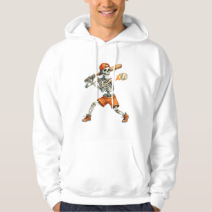 Funny Skeleton schlägt Baseball Halloween-T - Shir Hoodie