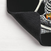 Funny Skeleton Skull Video Game Gamer Men Boys Hal Mousepad (Ecke)