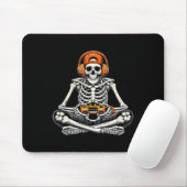 Funny Skeleton Skull Video Game Gamer Men Boys Hal Mousepad (Mit Mouse)