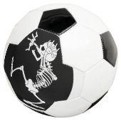 Funny Skeleton Soccer Ball (Dreiviertel)