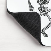 Funny Skeleton Soccer Ll Halloween Costume  Mousepad (Ecke)