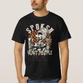 Funny Skeleton Sweatshirt, I Fully Intend To Haunt T-Shirt (Vorderseite)