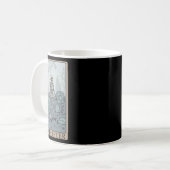 Funny Skeleton Tarot Card Deadlifter Bodybuilding Kaffeetasse (Vorderseite Links)
