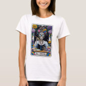 Funny Skeleton The Teacher Tarot T-Shirt (Vorderseite)