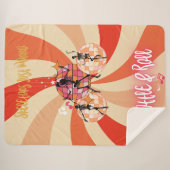 Funny Skeletons Just Wanna Rattle&Roll Sherpadecke (Vorderseite (Horizontal))