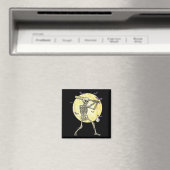 Funny Skelett Baseball Funny Halloween Me Magnet (In Situ (Geschirrspüler))