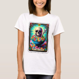 Funny Skelett Cereal Killer Tarot T-Shirt