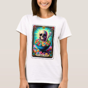 Funny Skelett Cereal Killer Tarot T-Shirt