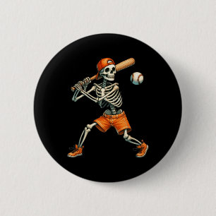 Funny Skelett Sell Halloween Jungs Männer Kinder Button