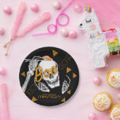 Funny skelett Sushi Halloween Party Pappteller (Party)