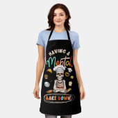 Funny Skeletts Backen Lover mit Mental Schürze (Getragen)