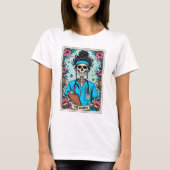 Funny Skeletts Das Tarot der Krankenschwester T-Shirt (Vorderseite)