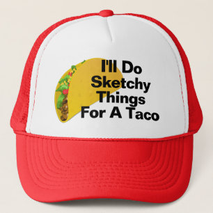 Funny Sketchy Things for Taco Truckerkappe