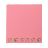 Funny Ski Colorful Ski Skier Notizblock (Vorderseite)