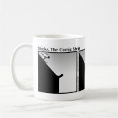 Funny Ski Jump Stickman Tasse - 006 (Links)