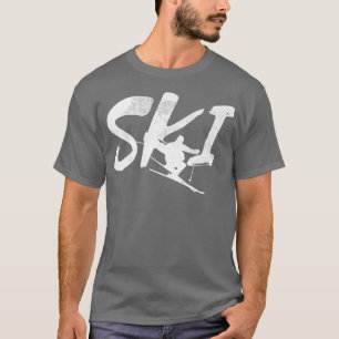 Funny Ski Lover Cooler Ski Schnee Wintersport Ski T-Shirt