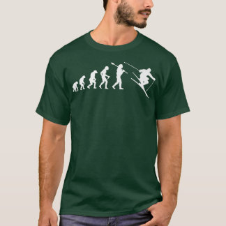 Funny Ski Ski Ski Ski Evolution Snow Winter Vacat T-Shirt