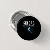 Funny Ski Vater Shirt - Skier-Hemdgeschenk für Män Button (Vorne & Hinten)