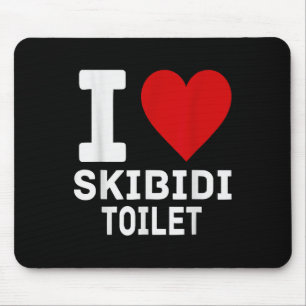 Funny Skibidi Meme I Liebe Skibidi Toilette für Mä Mousepad