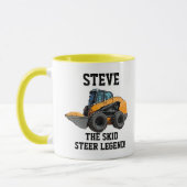 Funny Skid Steer Legend Heavy Equipment Operator Tasse (Links)