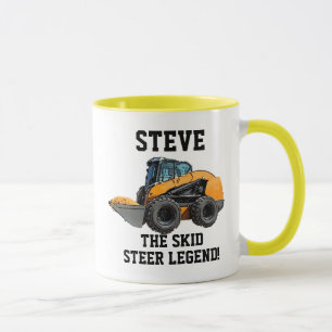 Funny Skid Steer Legend Heavy Equipment Operator Tasse