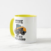 Funny Skid Steer Legend Heavy Equipment Operator Tasse (Vorderseite Links)