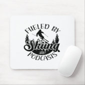 Funny Skier Joke angeregt durch Skifahren und Podc Mousepad (Mit Mouse)