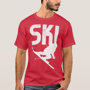 Funny Skiing Lover Coole Schneeberge Skigebiete T-Shirt