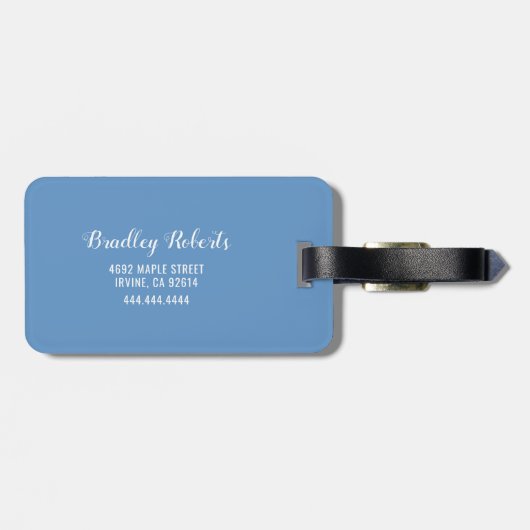 Funny Skiing | Skiwintersport für Reisen Gepäckanhänger (Rückseite horizontal)