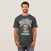 Funny Skills Machinist Geschenk Idee für Männer od T-Shirt (Vorne ganz)