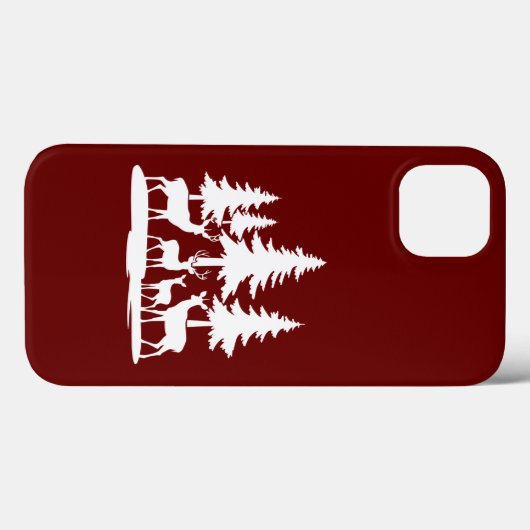 Funny Skinny Pine Sommer Wandern Camping Case-Mate iPhone Hülle (Rückseite (Horizontal))