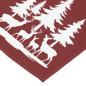 Funny Skinny Pine Sommer Wandern Camping Kurzer Tischläufer (Ecke)