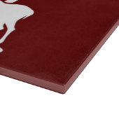 Funny Skinny Pine Sommer Wandern Camping Schneidebrett (Ecke)