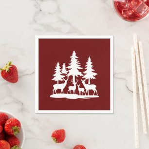 Funny Skinny Pine Sommer Wandern Camping Serviette