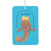 Funny skipper mudskipper fish Cartoon Autolufterfrischer (Vorderseite)