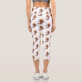 Funny skipper mudskipper fish Cartoon Capri Leggings (Rückseite)