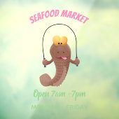 Funny skipper mudskipper fish Cartoon Fensteraufkleber (Blatt 3)