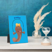 Funny skipper mudskipper fish Cartoon Fotoplatte (Seite)